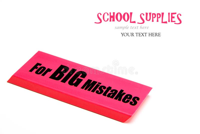 Big Mistakes Eraser