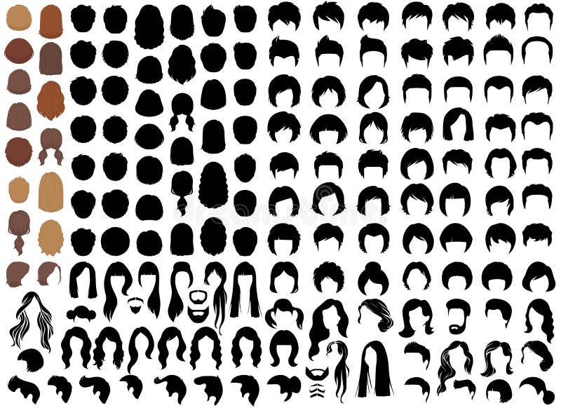 Silhouettes Men Women Haircuts Stock Illustrations – 3 Silhouettes Men  Women Haircuts Stock Illustrations, Vectors & Clipart - Dreamstime