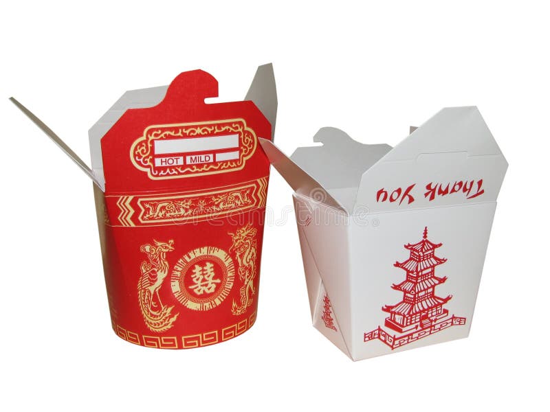 Large and Small Chinese To Go Box