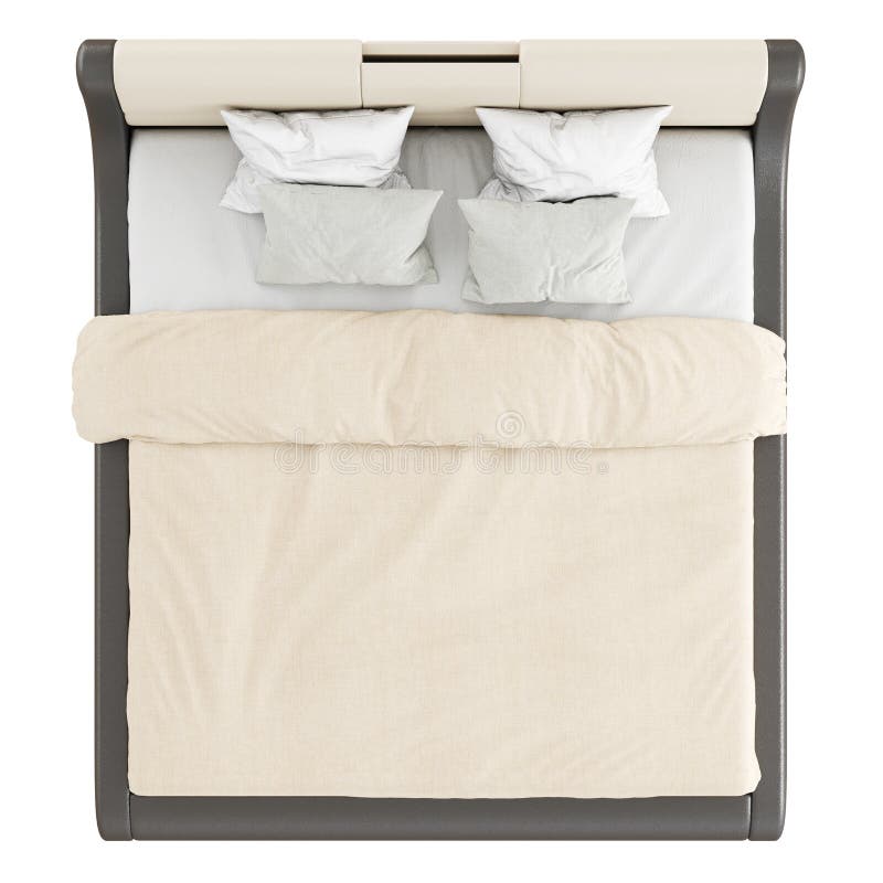 large white bed pillows