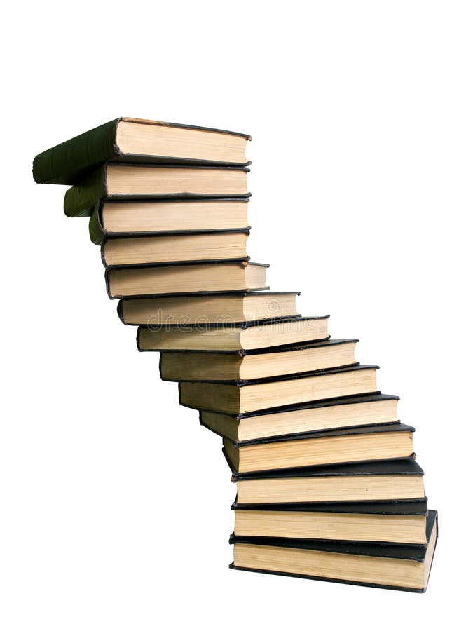 Spiral stack of books stock image. Image of know, concept 21763633