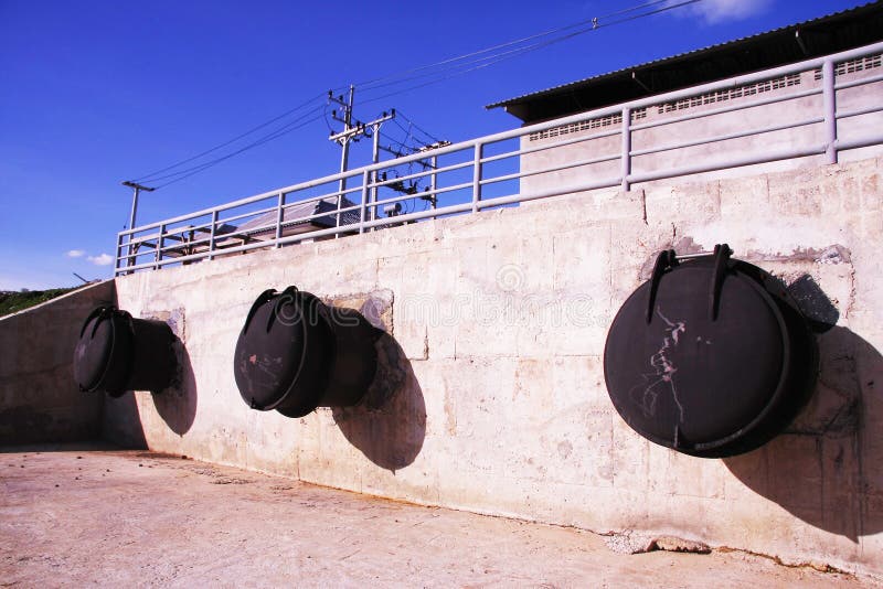 Large Steel Pipe for Drainage System Stock Photo Image of gush, fast 32301828