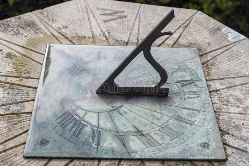A Large Stone Sundial in Ireland Stock Image Image of antique, yellow 43725495