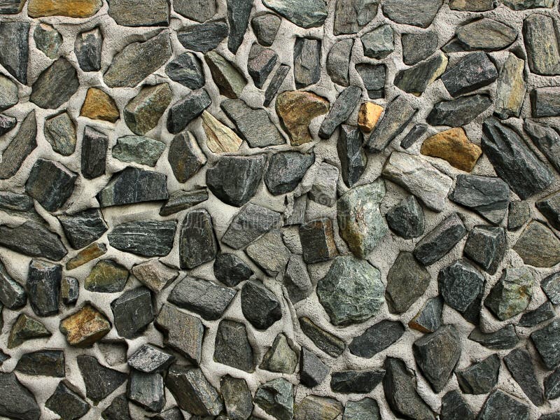 Large Stones in Concrete Texture Exterior Finishing Home Stock Photo Image of boulder, cement