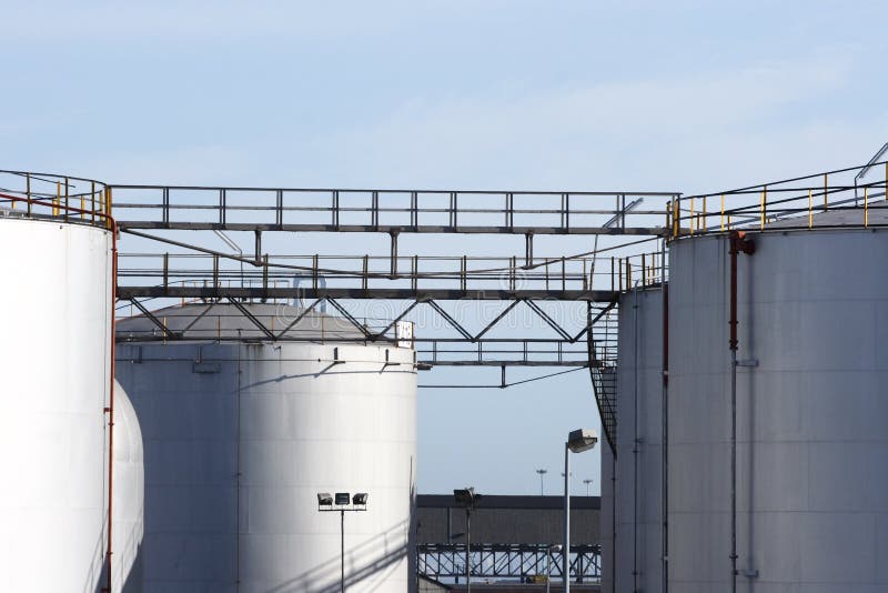 Large Storage Tanks Picture. Image 3413914