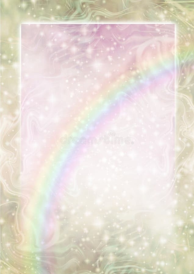 golden-rainbow-border-template-background-stock-illustration