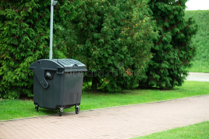 Large garbage container Stock Photo by ©VerSta 172012834