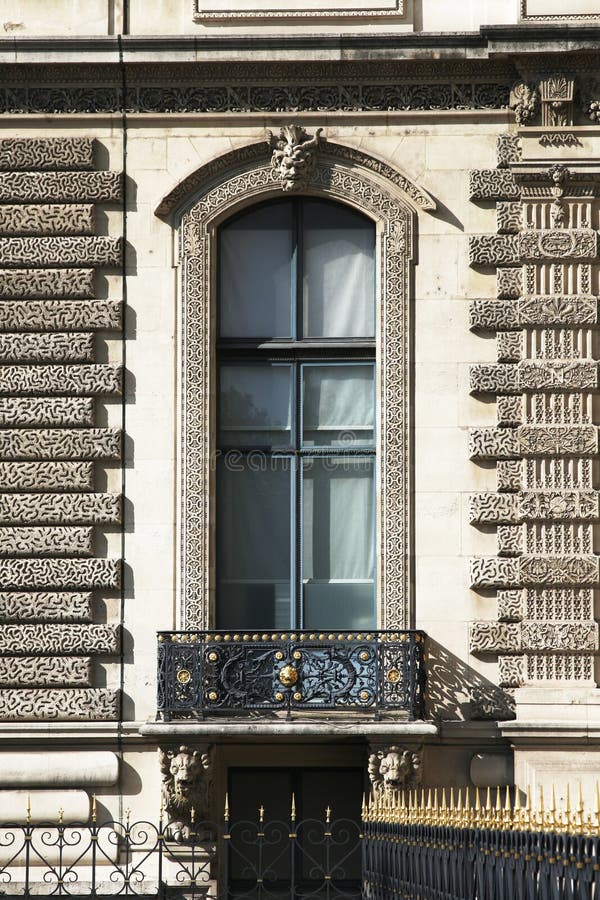 Large Window, Building Facade In Paris, France