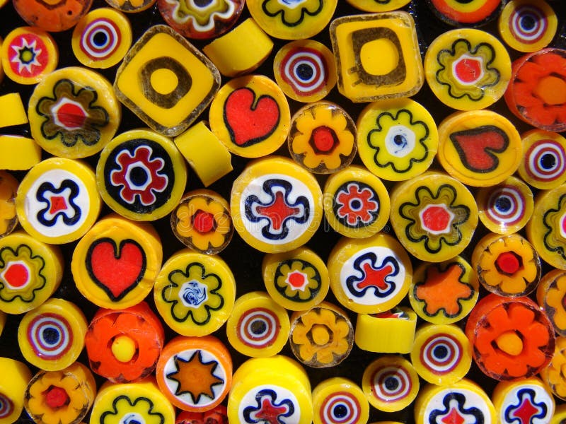 Large yellow beads