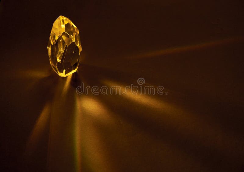 Large Yellow Quartz Crystal Stock Photo Image Of Rock Stone
