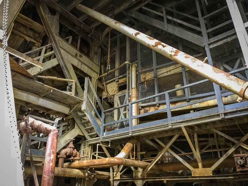 Largest dredge in interior Alaska, near Fairbanks Alasks. royalty free stock images Largest dredge in interior Alaska, near Fairbanks Alasks. royalty free stock images