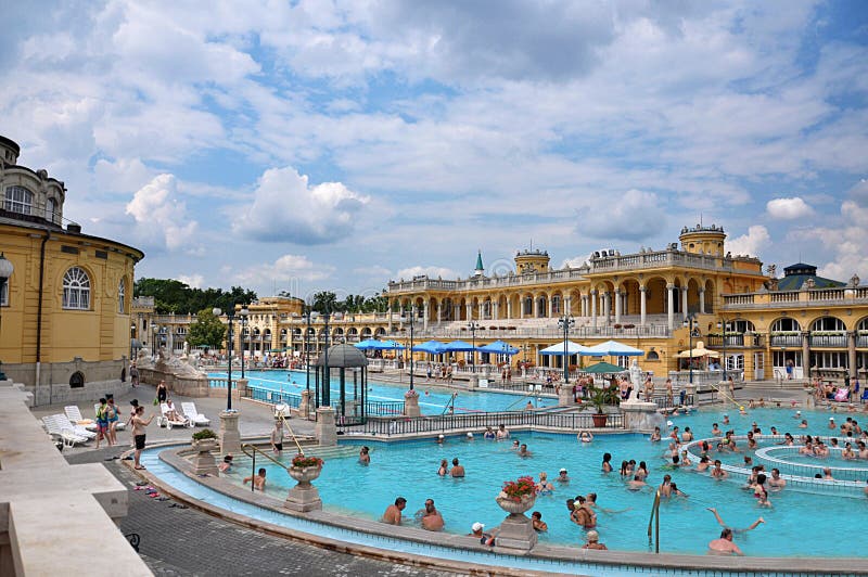 The SzÃ©chenyi Medicinal Bath in Budapest. Hungary.