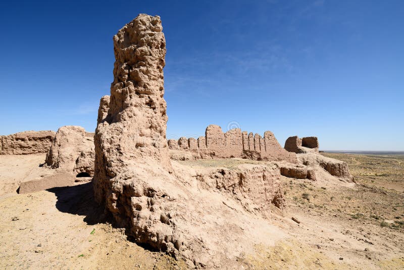 The largest ruins castles of ancient Khorezm Ã¢â‚¬â€œ Ayaz - Kala, Uzbekistan