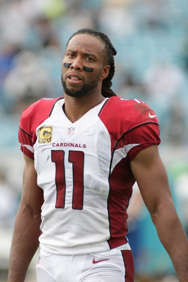 Larry Fitzgerald editorial photo. Image of cleats, game
