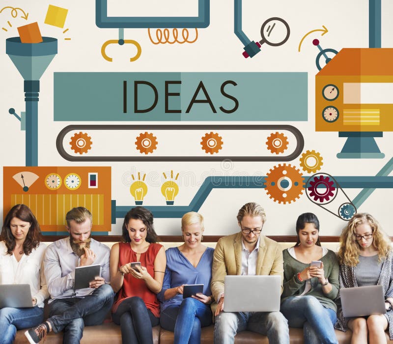 Las ideas de la innovación se imaginan concepto de sistema de proceso imagenes de archivo Las ideas de la innovación se imaginan concepto de sistema de proceso imagenes de archivo