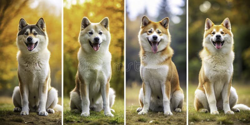 Las impresionantes imágenes de Akita Inu captan el majestuoso espíritu de la raza japonesa de perro Spitz en una acción asombrosa libre illustration