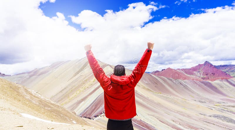 Las montañas del arco iris de Perú imágenes de archivo libres de regalías Las montañas del arco iris de Perú imágenes de archivo libres de regalías