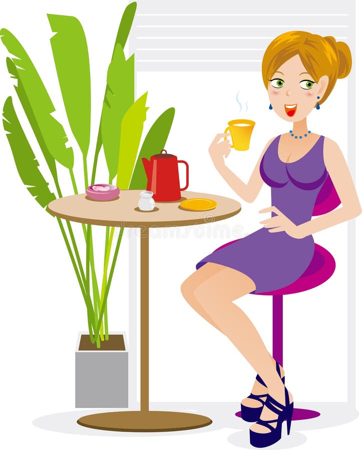 Las mujeres gozan de té de tarde