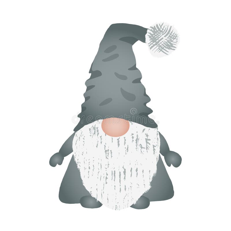 Las navidades folklóricas escandinavas gnome Nisse o Tomte dwarf o elf