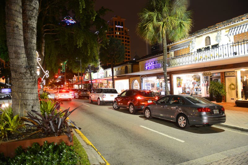 Las Olas Boulevard, Fort Lauderdale, Florida Editorial Photo Image of