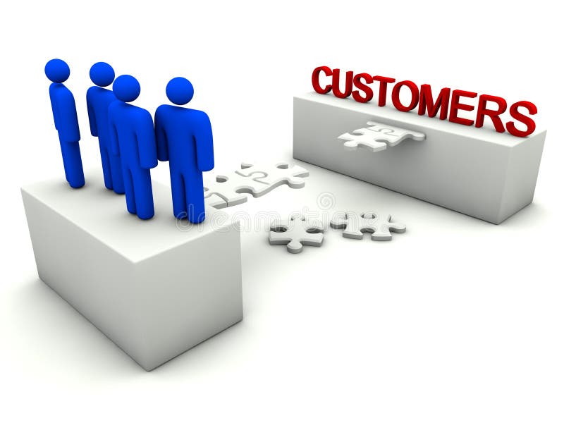 Las personas del asunto son lazos del cliente del edificio libre illustration Las personas del asunto son lazos del cliente del edificio libre illustration
