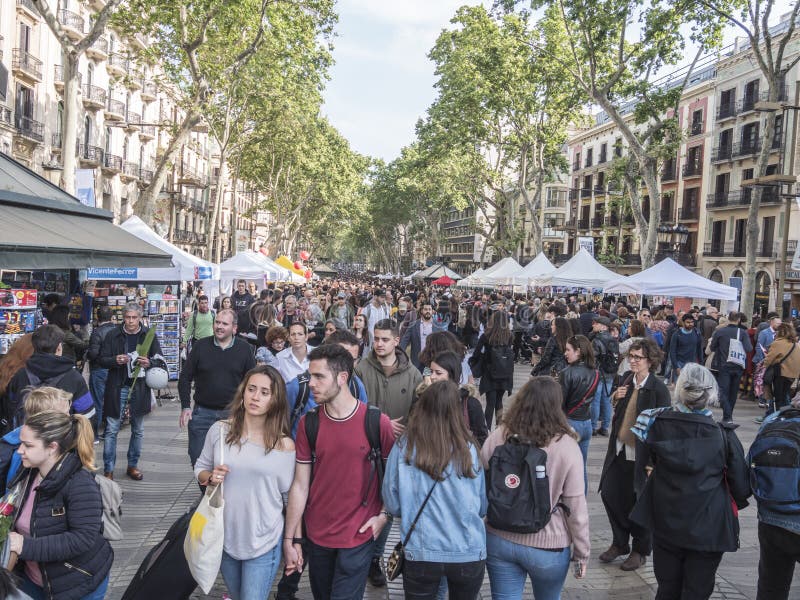 Las Ramblas von Barcelona lizenzfreies stockfoto Las Ramblas von Barcelona lizenzfreies stockfoto