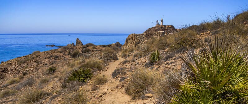 Las Sirenas Reef Cabo De Gata Níjar Natural Park Spain Stock Image Image of nijar volcanic