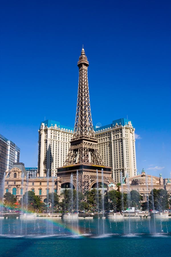 LAS VEGAS - APRIL 1: Paris Las Vegas on April 1, 2009 in Las Vegas. It includes a half scale, 541 ft (164. 6 m) replica of Eiffel Tower. Paris cost $785 million to build and opened September 1, 1999.
