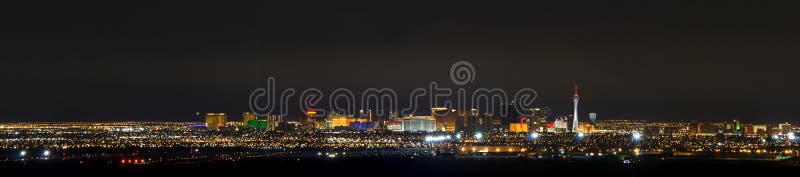 Las Vegas Airport and The strip pano