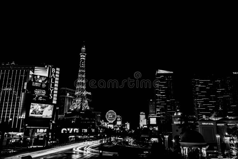 Las Vegas bij nacht royalty-vrije stock afbeeldingen Las Vegas bij nacht royalty-vrije stock afbeeldingen
