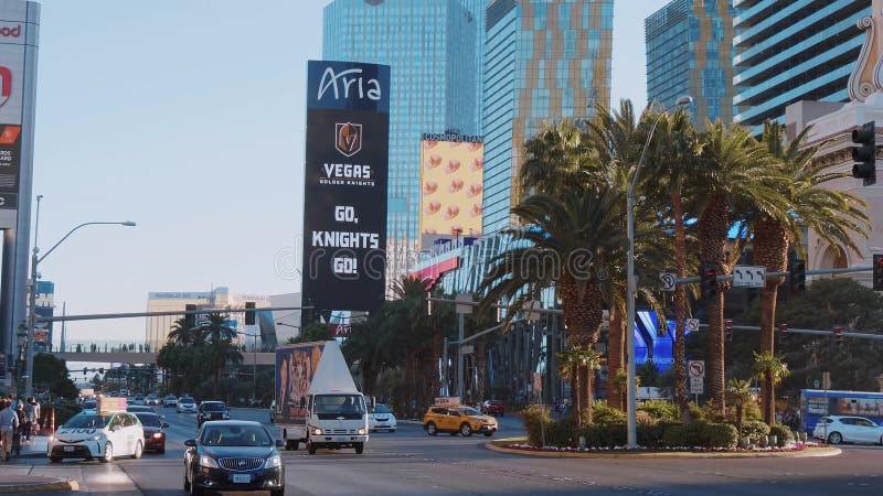 Las Vegas Blvd Sign - Stock Video Footage - Dissolve