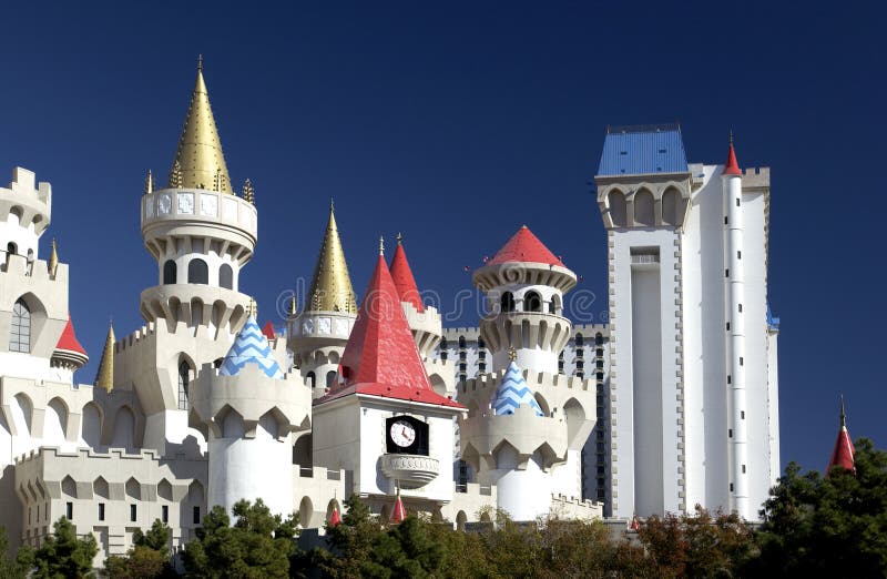 Las Vegas - casinò di Excalibur - il Nevada - S.U.A. fotografia stock libera da diritti Las Vegas - casinò di Excalibur - il Nevada - S.U.A. fotografia stock libera da diritti