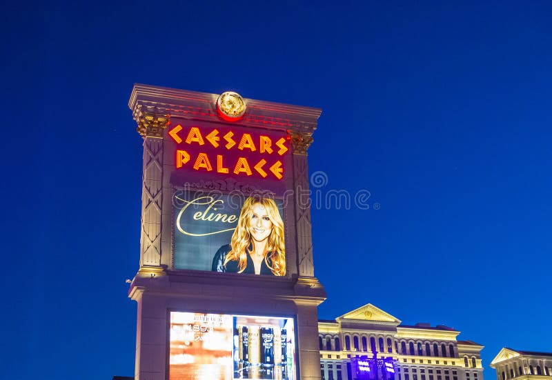 Vegas, Celine Dion obraz stock editorial. złożonej z - 59953274