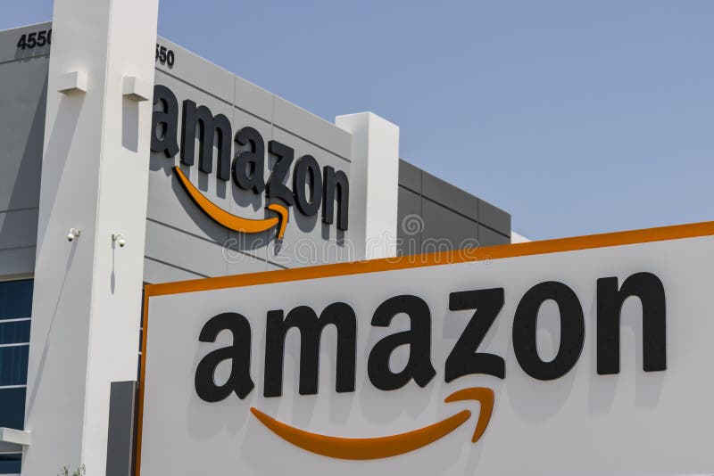 Las Vegas - Circa Juli 2017: Amazonië Com-Vervullingscentrum Amazonië is de Grootste Internet-Gebaseerde Detailhandelaar in Veren