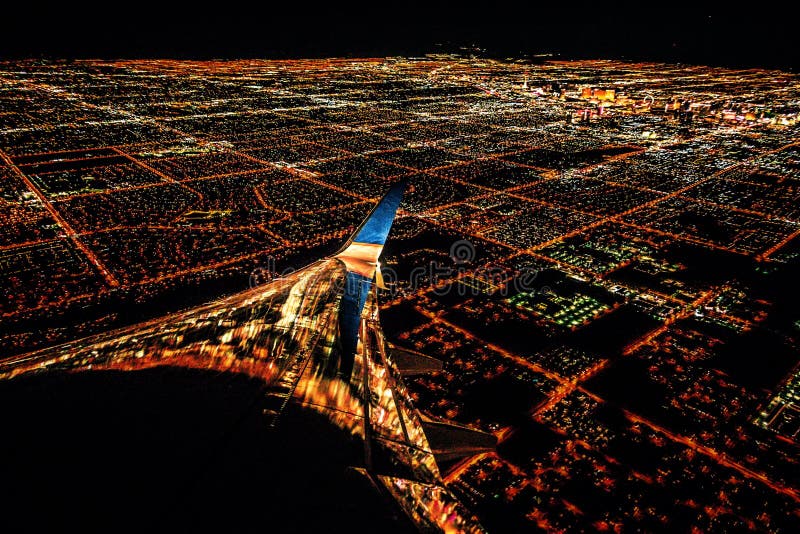 Las Vegas Nevada Evening City Lights And Street Views by Alex Grichenko