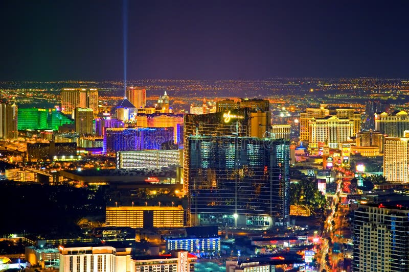 Las Vegas en la noche imagen