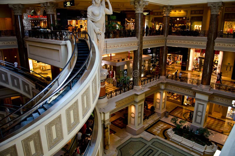 Atrium In Forum Shopping Mall At Caesars Palace Hotel, Las Vegas