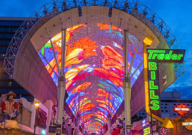 Las Vegas , Fremont Street Experience Editorial Photography - Image of