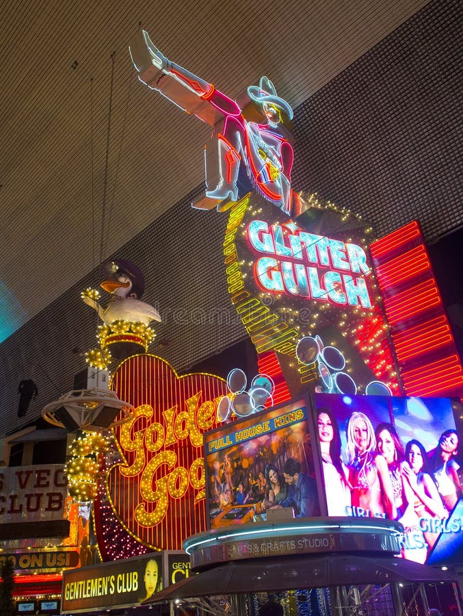 Las Vegas , Fremont Street Experience Editorial Image - Image of lights ...