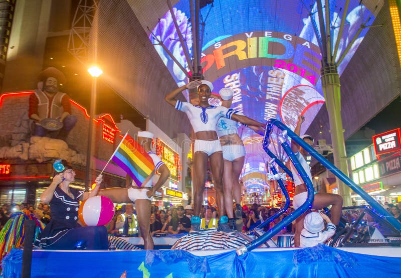 Las Vegas gay pride editorial image. Image of festive 44486915