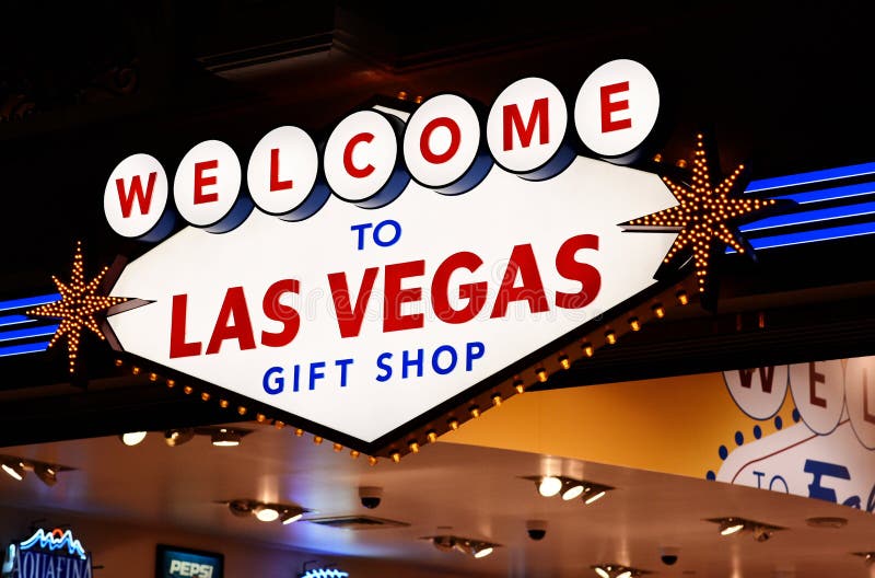 Las Vegas Gift Shop editorial photography. Image of welcome - 57124842