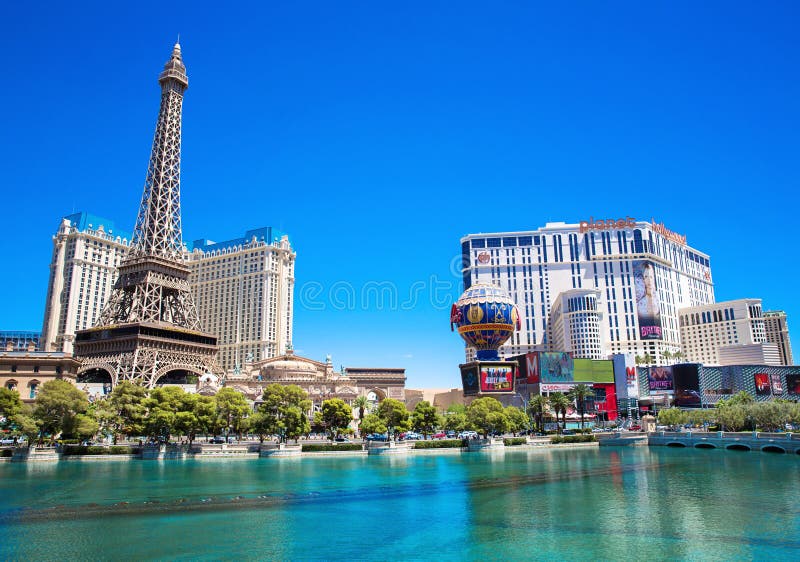 Las Vegas , Paris hotel editorial photography. Image of entertainment -  42314792