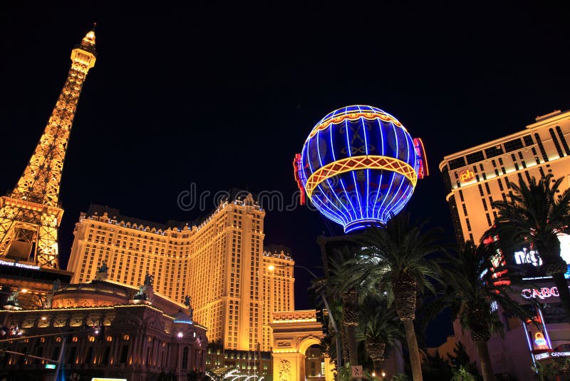 Las Vegas Lights editorial stock photo. Image of hotel 16611858
