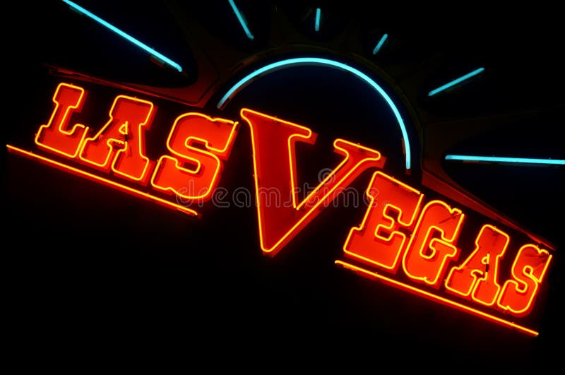 Las Vegas lights editorial photography. Image of casino 548032