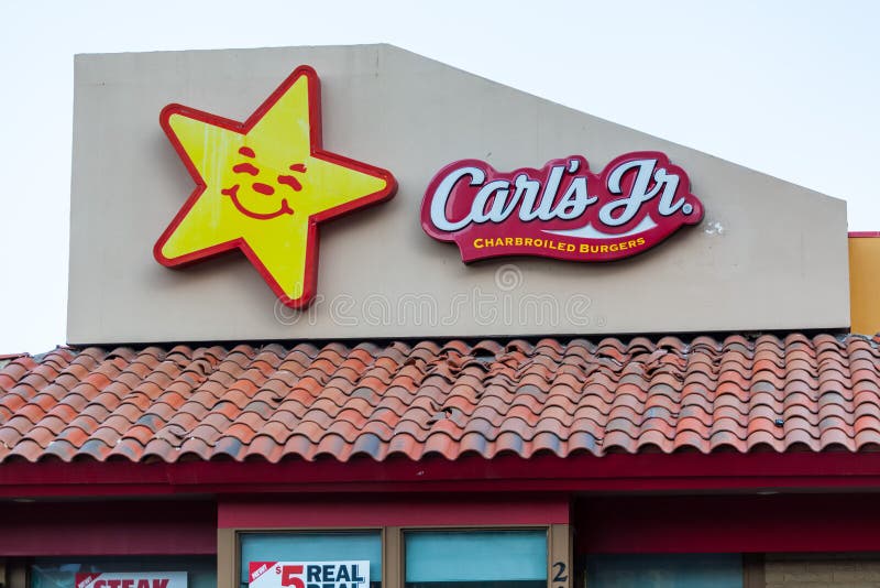 LAS VEGAS, NEVADA - August 22nd, 2016: Carl s Jr Fast Food Chain
