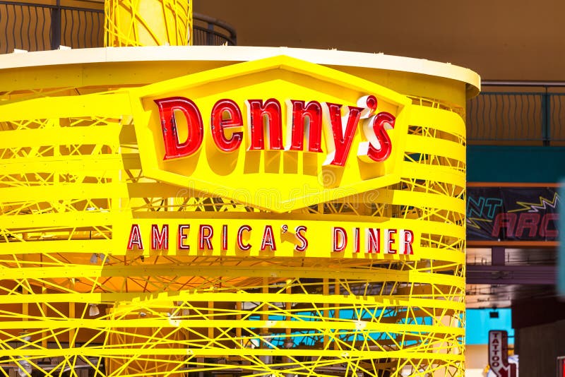 Dennys, an american classic! FREMONT STREET @ night