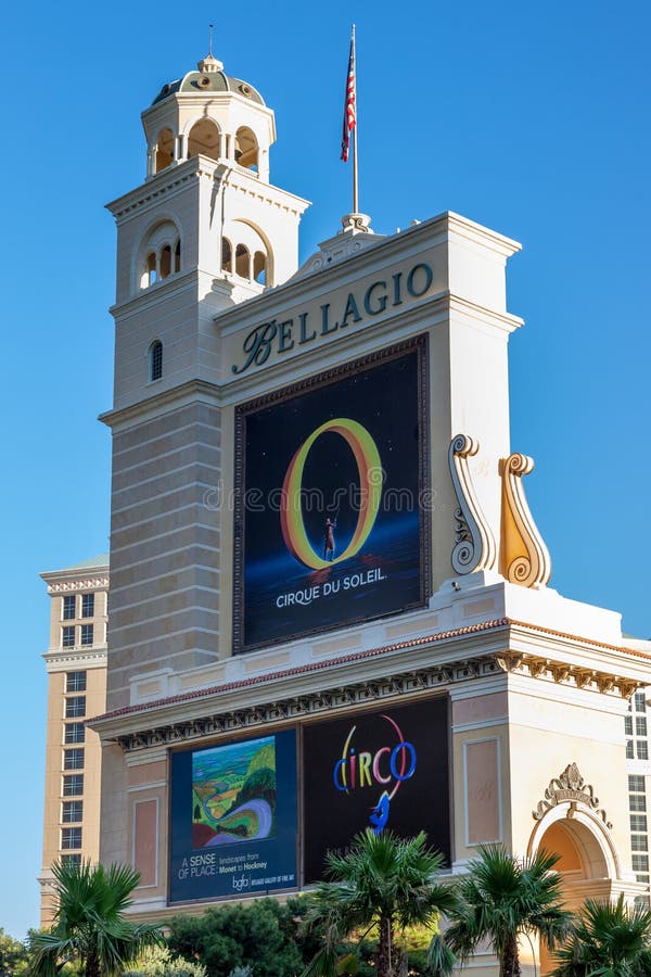 LAs VEGAS, NEVADA/USA - AUGUST 1 : View of the Bellagio Hotel s royalty free stock image LAs VEGAS, NEVADA/USA - AUGUST 1 : View of the Bellagio Hotel s royalty free stock image