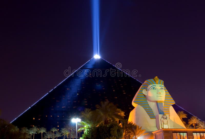 Las Vegas at night stock photos