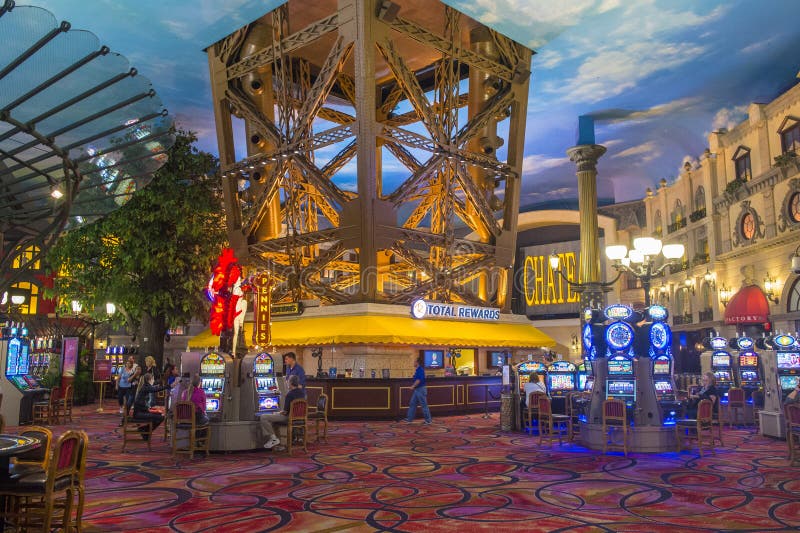 Inside Paris Las Vegas Hotel Casino Editorial Photography - Image of slot,  indoors: 29943932