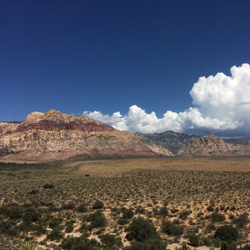 Las Vegas red mountains stock image. Image of nevada 59566533